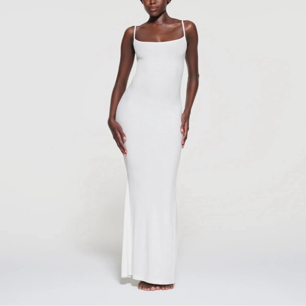Skims long slip dress